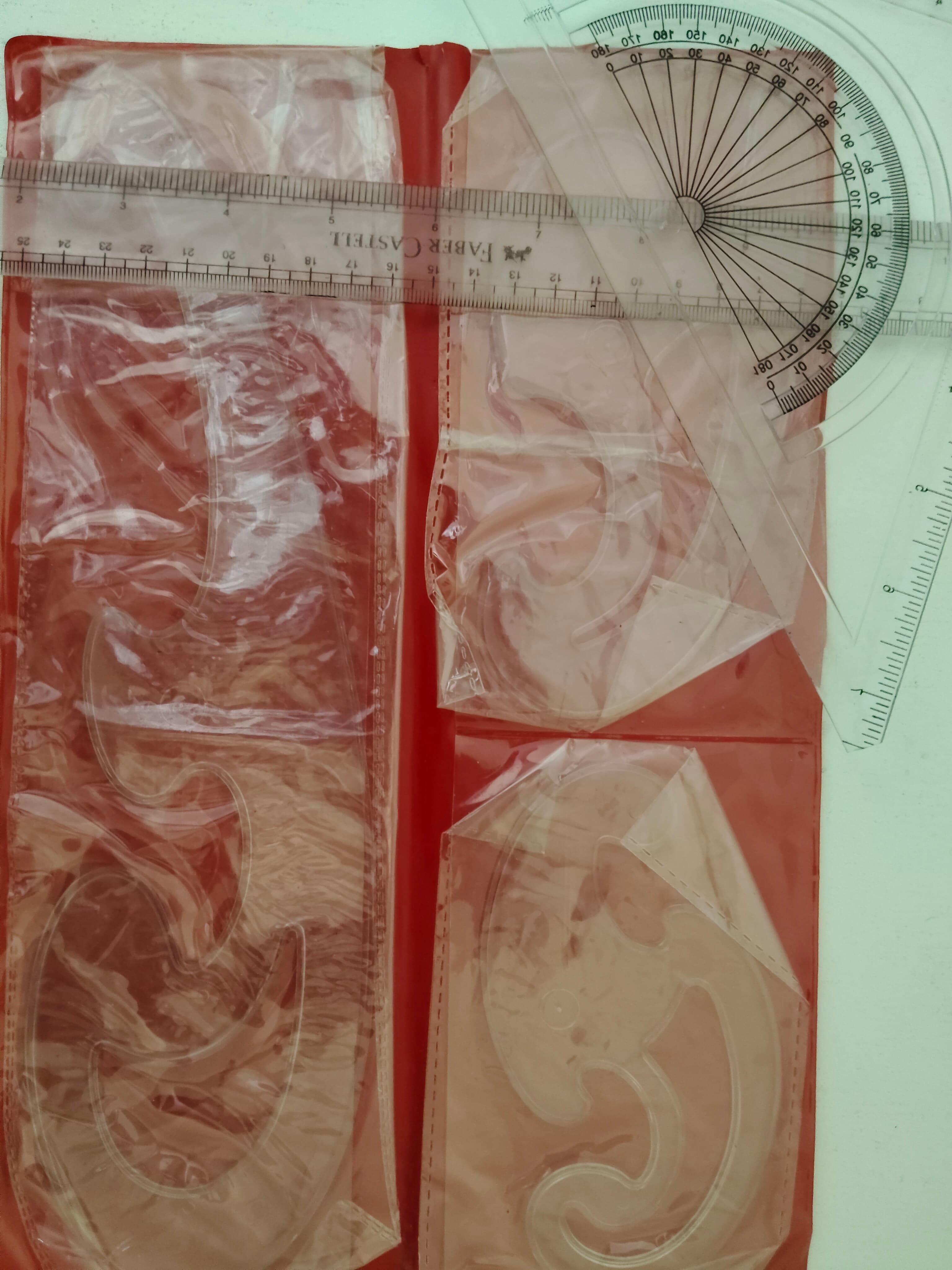 Set of French curve,chart holder and set curve - GGV Bazar student marketplace